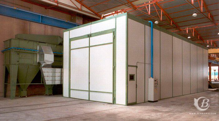 氣力回收式噴砂房