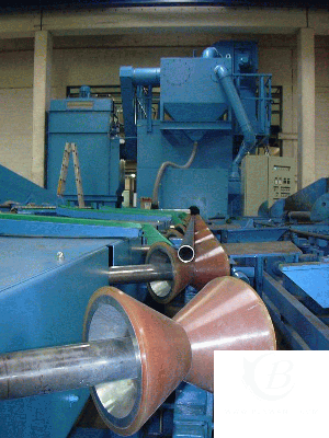 鋼管外壁式拋丸機