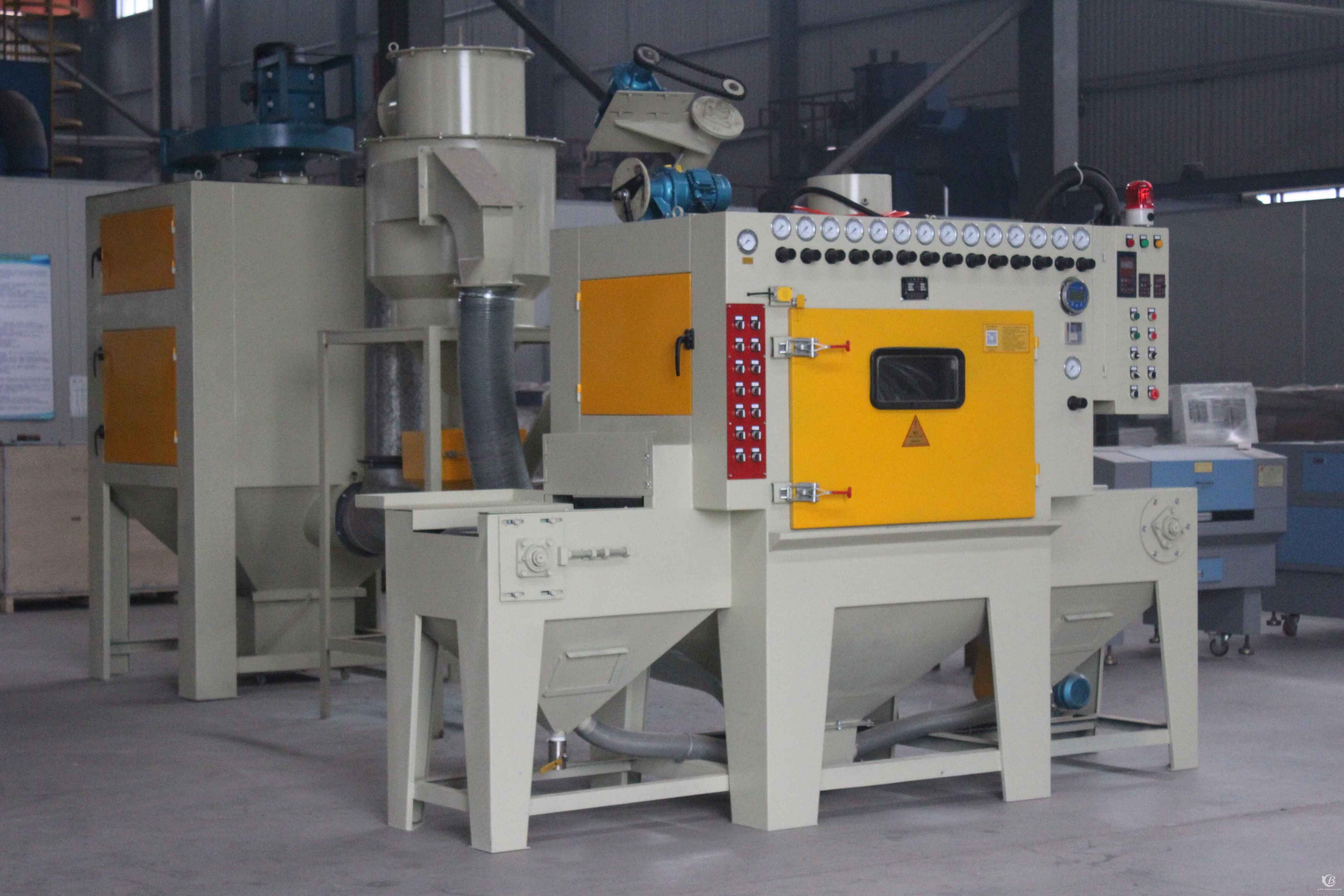 硅片機，履帶式自動噴砂機